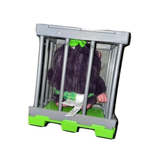 Crate Creatures Surprise Brown Monster Blue Tongue Lizard Nanners- WORKS - Picture 4 of 12